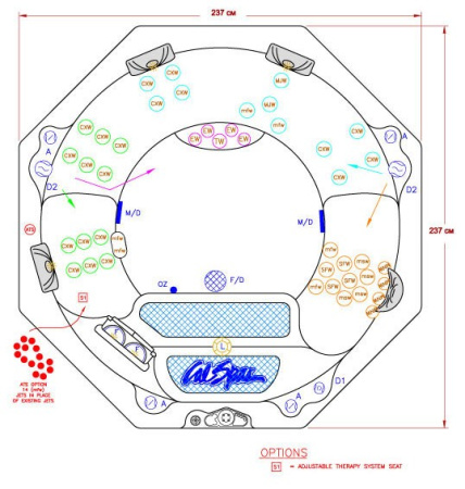 Спа бассейн Cal Spas Del Mar